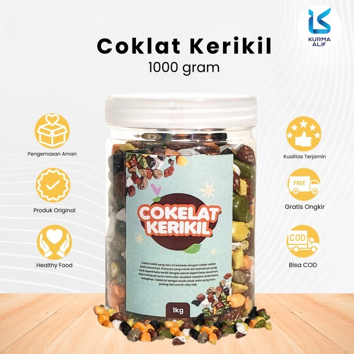 

Ready Stok - Coklat Kerikil 1 Kg - Coklat Batu Coklat Arab Oleh Oleh Haji Umroh