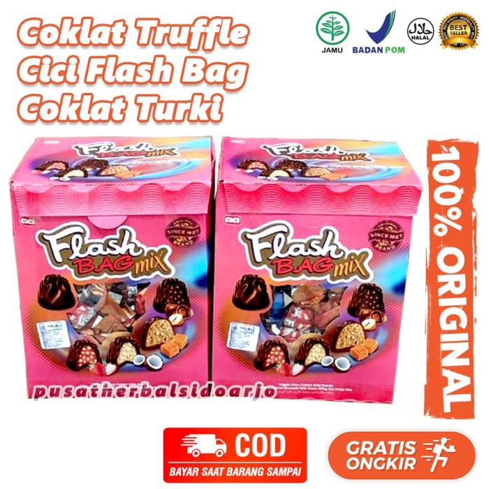 

Ready Stok - Coklat Cici Flash Bag Mix 1.8Kg Coklat Truffle Turki Coklat Arab