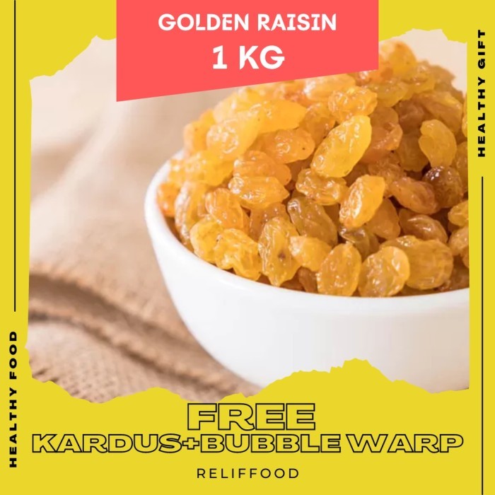 

Ready - Kismis Kuning 1 Kg - Golden Raisin Premium