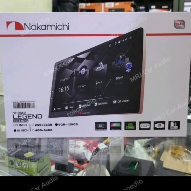 head unit android Nakamichi  legend Series 9/10 inch Ram 6/128
