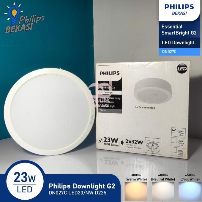 Downlight Philips LED Outbow DN027C LED20 23W D225