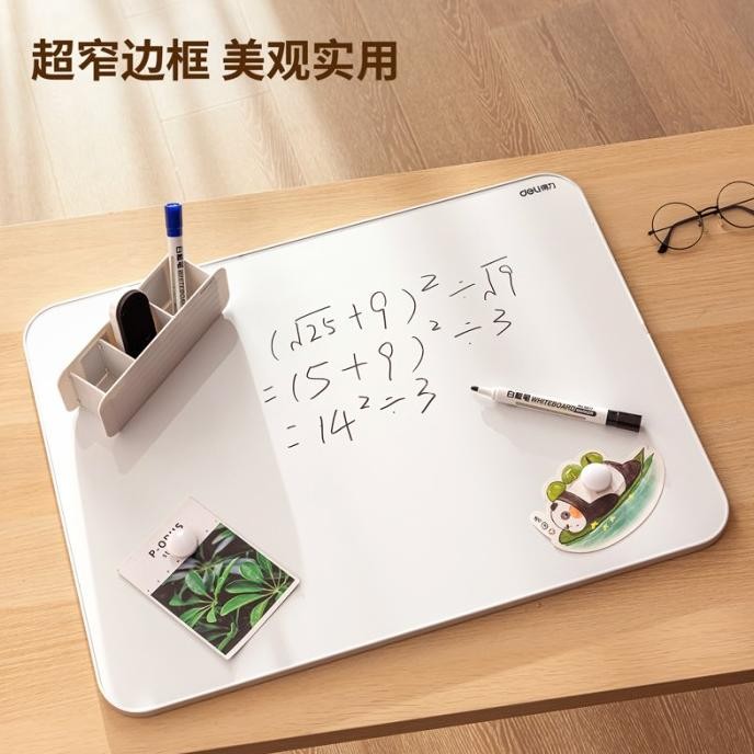 

Deli White Board / Papan Tulis Magnet 90 X 60 Cm Free Gift 50026