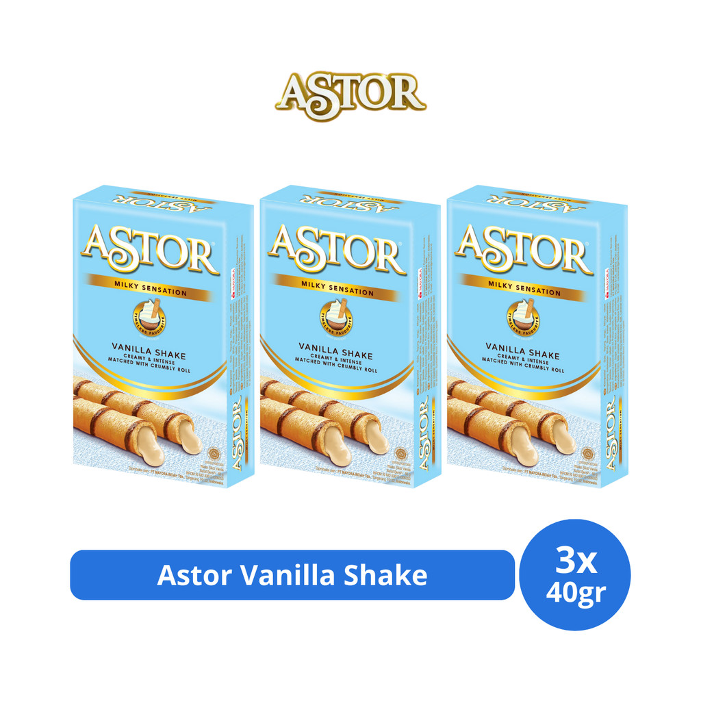 

Astor Vanilla Shake 40gr x 3 pcs