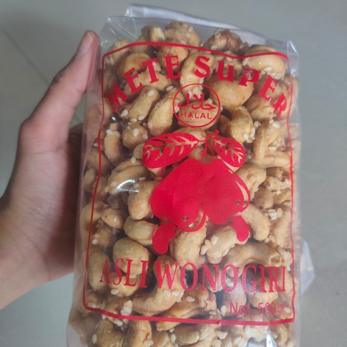 

Ready Kacang Mete Mede Rasa Wijen Manis Madu Netto 500 Gram