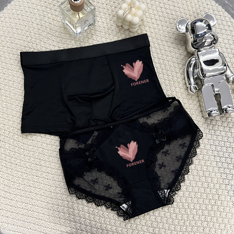 Pakaian Dalam Pasangan Satu Pria dan Satu Wanita Pakaian Dalam Sutra Es Cinta