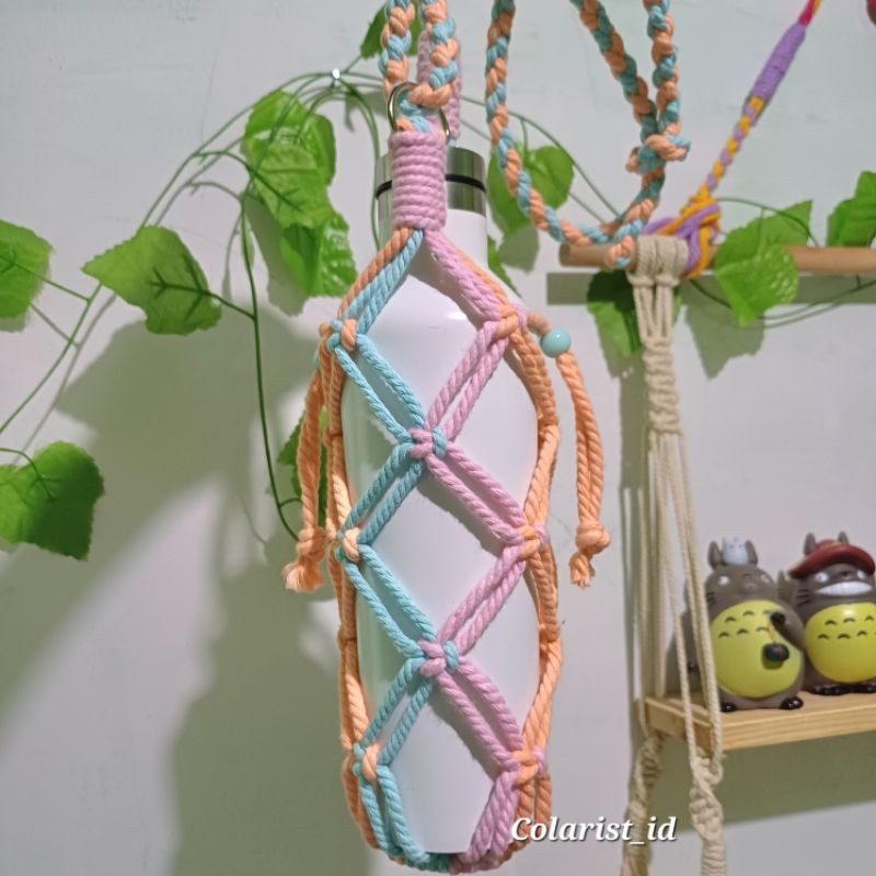 Strap Bottle Macrame Bottle Holder Tas Botol