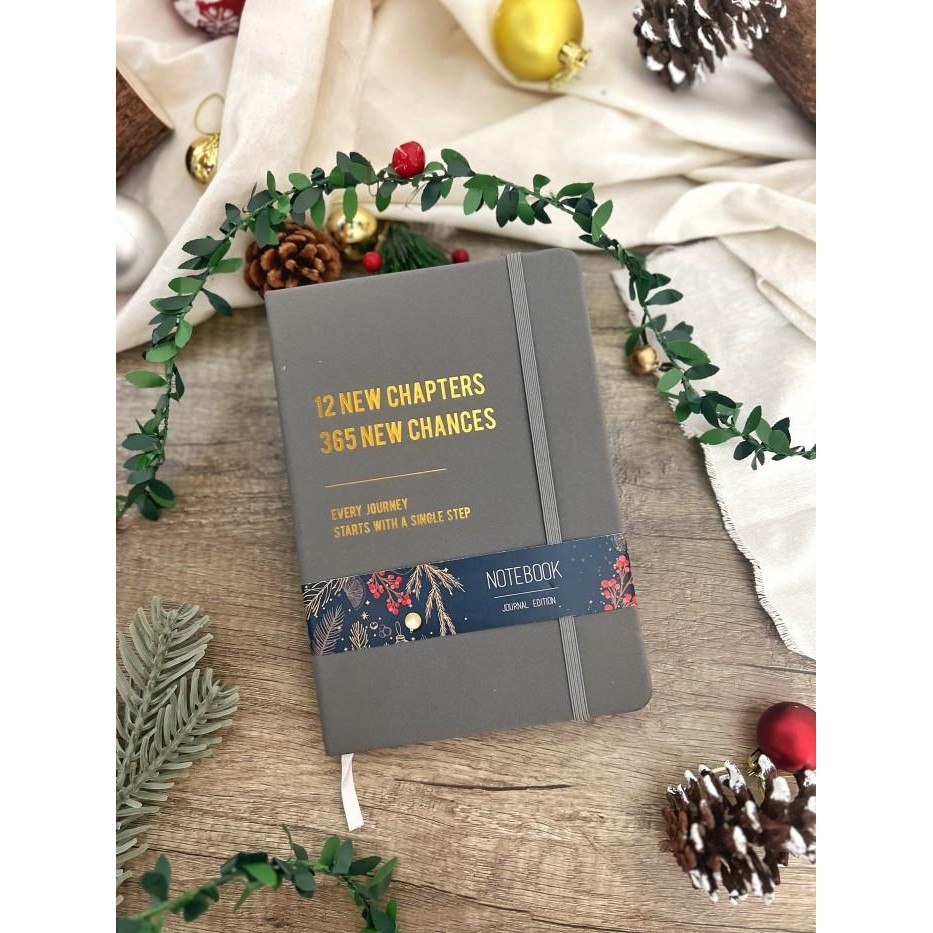 

Buku Notebook Hardcover Gold Foil + Bonus Pulpen