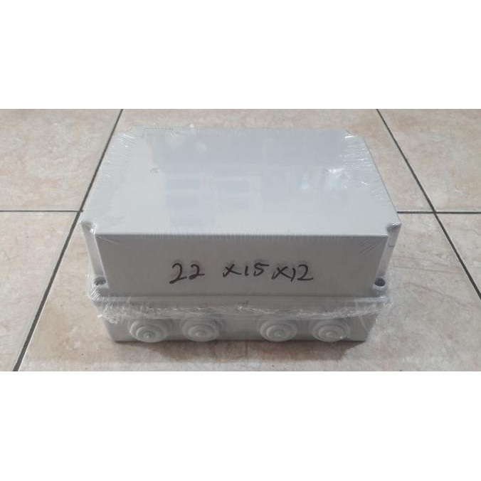 Box Panel Listrik Plastik PVC 22 x 15 x 12cm