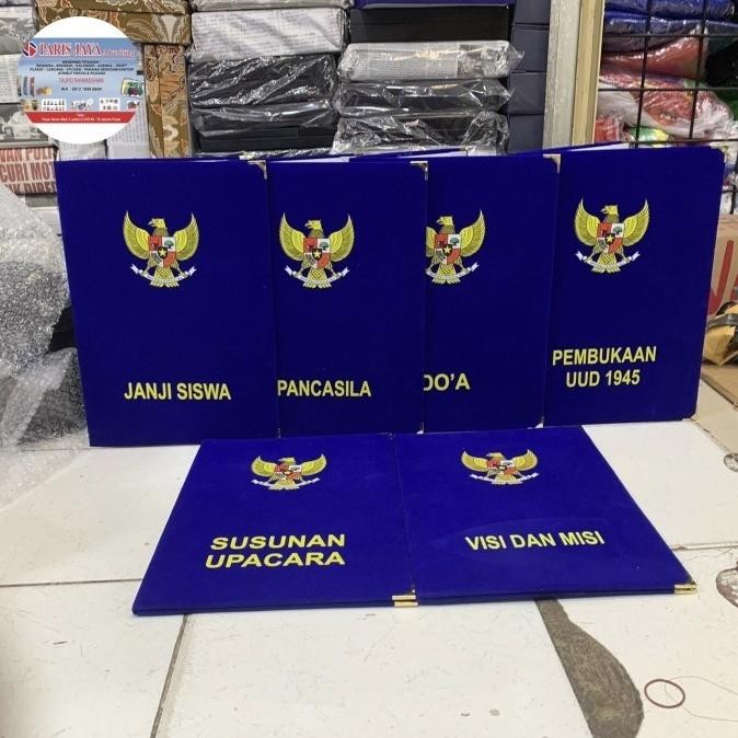 

Terlaris Map Sekolah Map Bludru Kantor Map Upacara Bendera 1Set Full Ready Stok