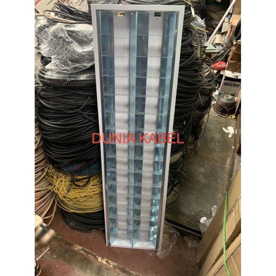 Ready Set Kap Lampu Neon Rm 2X36 2 X 36 Watt 120Cm Philips