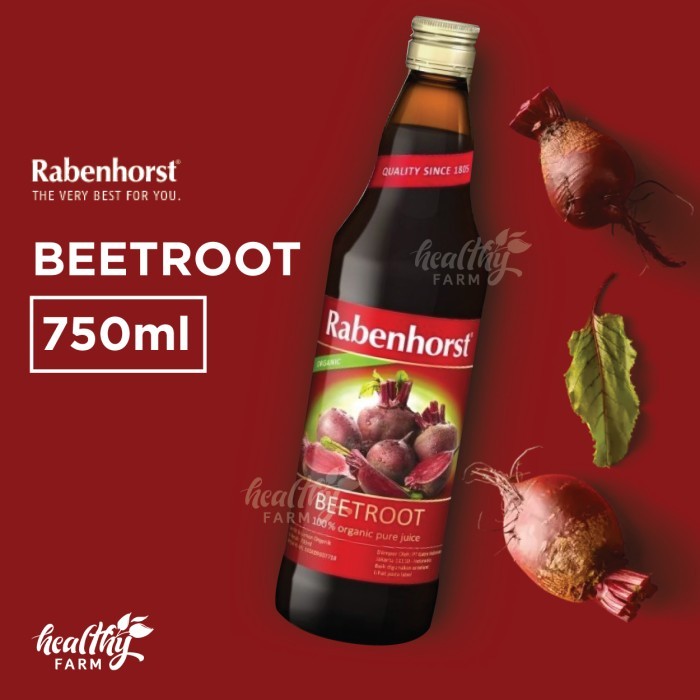 

Rabenhorst Organic Beetroot Pure Juice / Minuman Sari Bit & Lemon