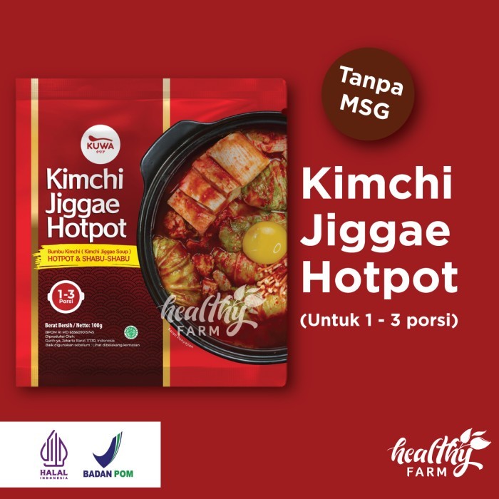 

Kuwa Kimchi Jiggae Hotpot Instan/ Kaldu Sup Shabu Kimchi Korea