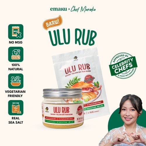 

Emaku Ulu Dry Rub / Bumbu Marinasi Rempah Seafood Daging / Bumbu Masak