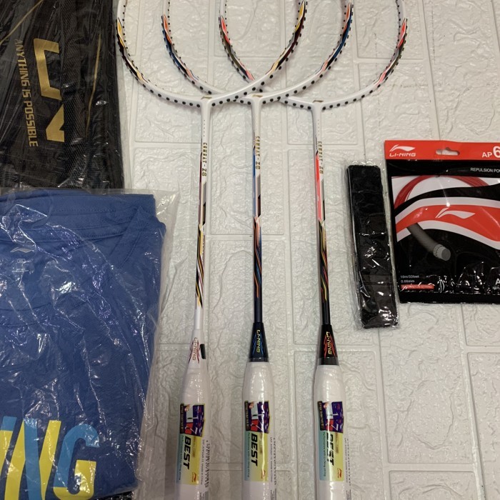 Raket Badminton Lining Li-Ning Combat Z8 Combat Z-8 Full Set Original