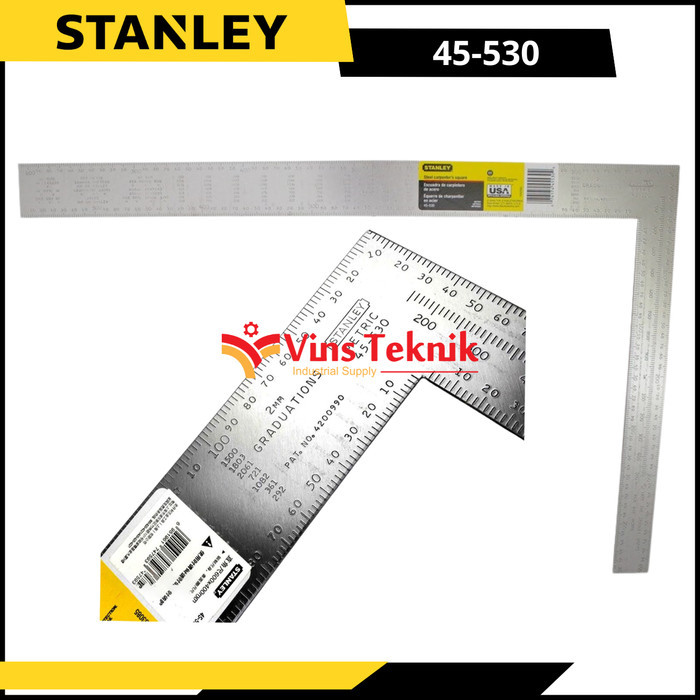 

Penggaris siku Steel Carpenters Squares ImperialSTANLEY 45-530
