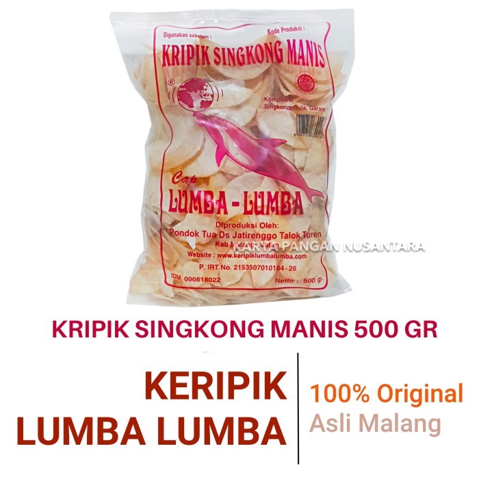 

KOMPLIT KRIPIK SINGKONG LUMBA LUMBA ORIGINAL / KERIPIK SINGKONG MANIS 500 GR
