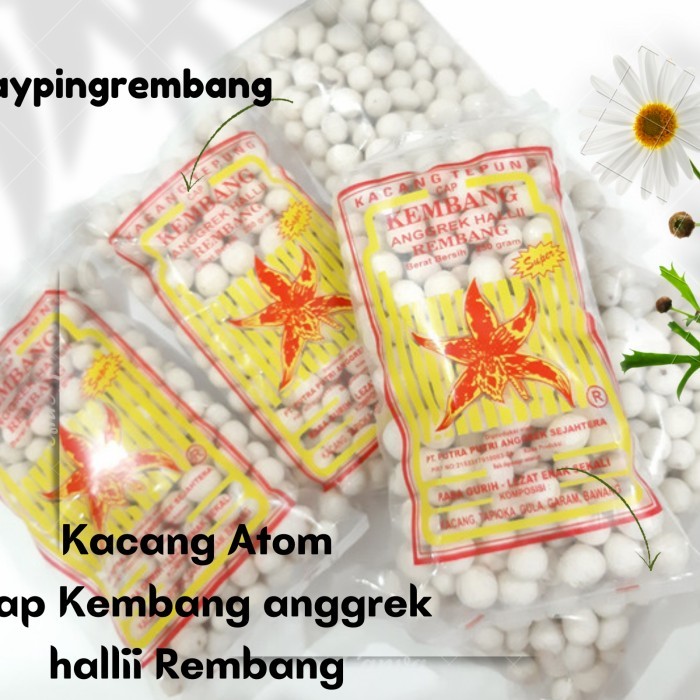 

TERUJI Kacang Atom Cap Kembang Anggrek Hallii Khas Rembang 250gr