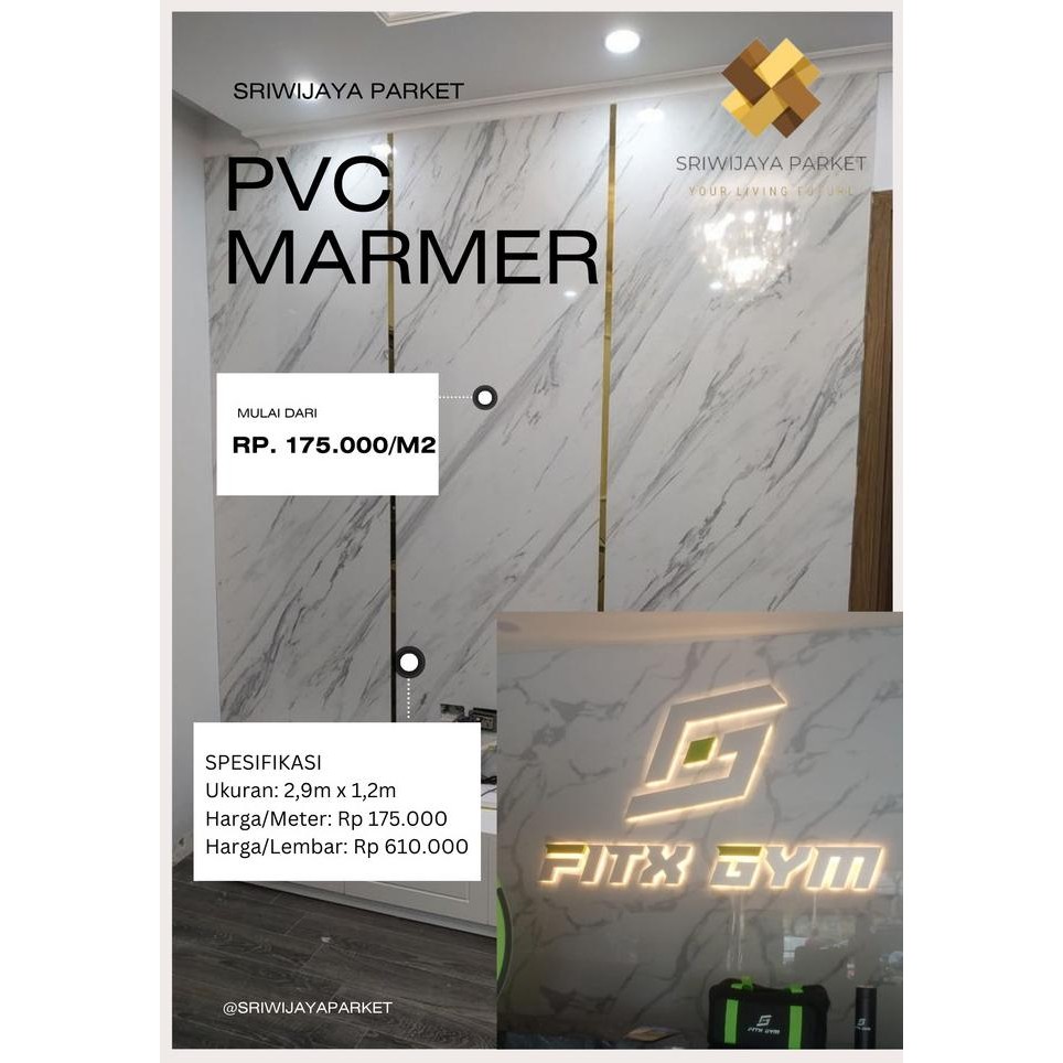Pvc Marmer Vinyl Marmer Dekorasi Dinding Diskon