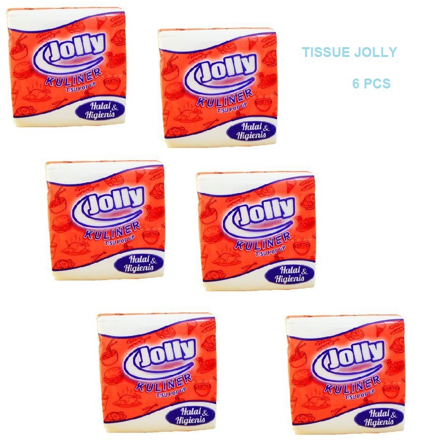 JOSS - Jolly Pop Up 200 Sheet - 6 PCS