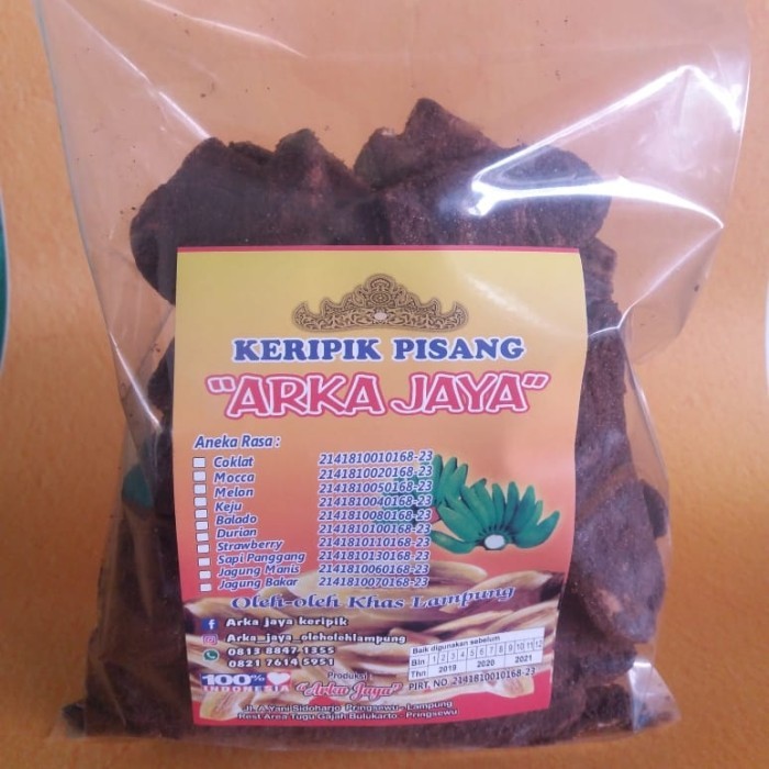 

DISKON Keripik pisang coklat & aneka rasa khas Lampung berat (250 g)