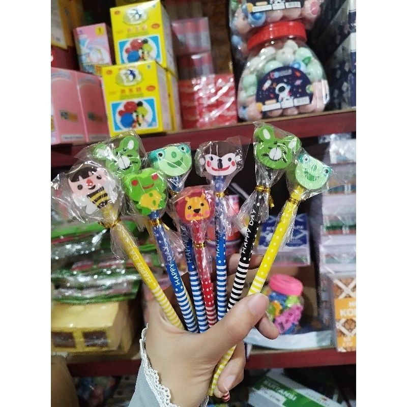 

Pensil HB Hapusan Karakter . Pensil Lucu karakter. Pensil Grosir karakter