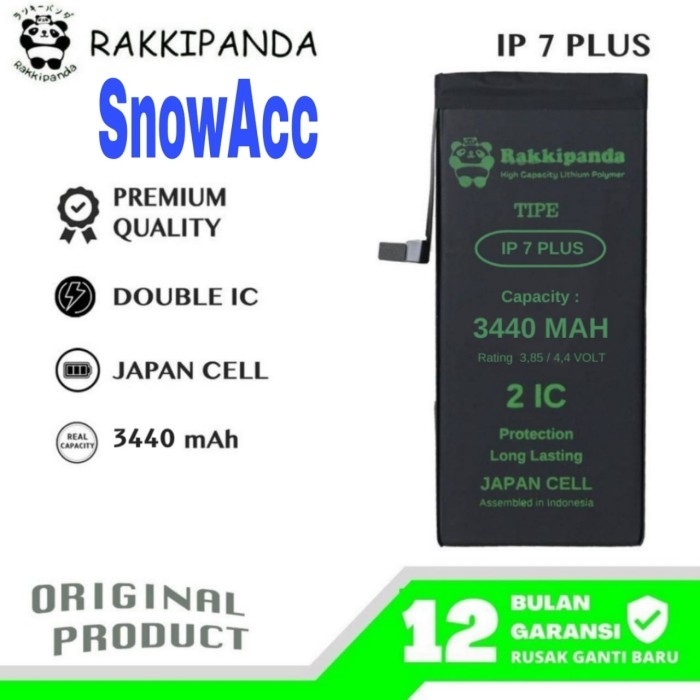 Rakkipanda Baterai iPhone 7 PLUS / iphone 7+ / Iphone 7PLUS Battery