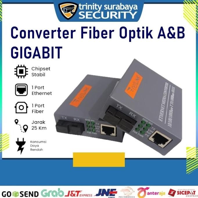 Converter Fiber Optik Gigabit Trinity