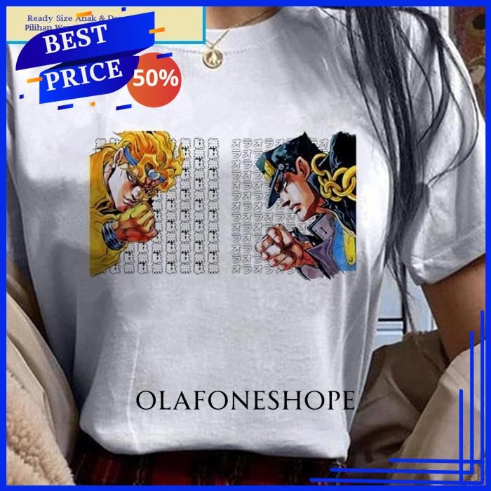 KAOS MANGA ANIME JOJO BIZARRE ADVENTURE - JOJO BIZZARE T SHIRT BY OLAFONESHOPE HIGHT QUALITY 