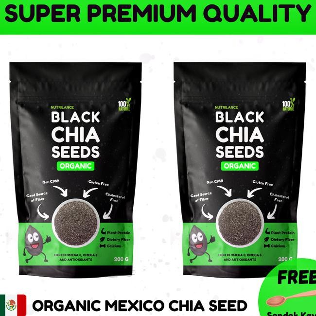 

2 Pa Chia Seed Organik Mexico Quality - Nutrilance