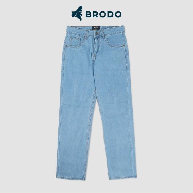 

BLUE- BRODO - BROPANTS DENIM LOOSE FIT BLUE WASHED