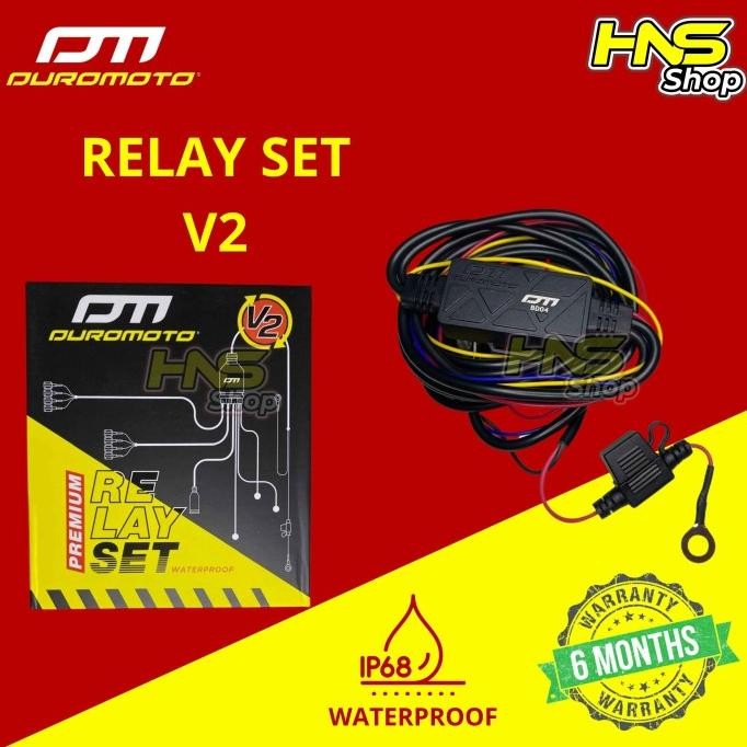 RELAY SET DUROMOTO , RELAY SET MOTOR MOBIL , RELAY SET LAMPU PREMIUM