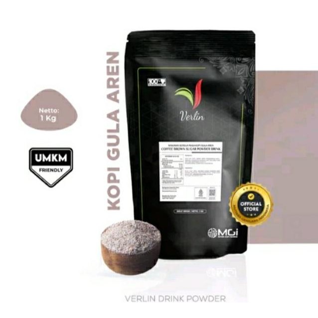 

Siap Kirim Kopi gula aren/Susu gula aren /Klepon/powder serbuk minuman Verlin 1KG
