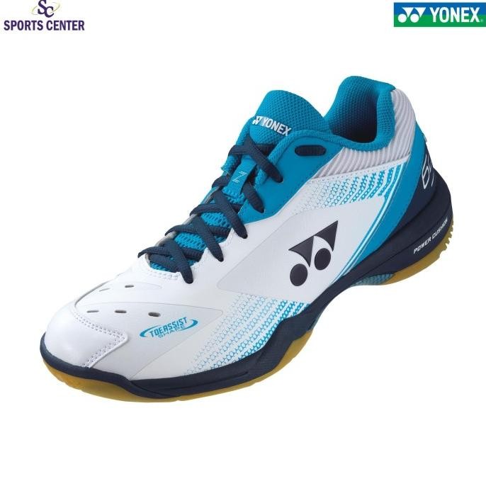 

BLUE- NEW SEPATU BADMINTON YONEX POWER CUSHION SHB 65 Z3 WHITE OCEAN BLUE