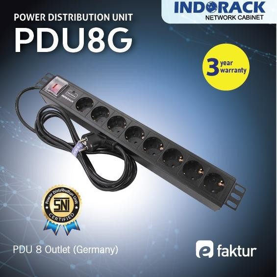 socket - PDU8G - PDU 8 Outlet Germany Socket - INDORACK