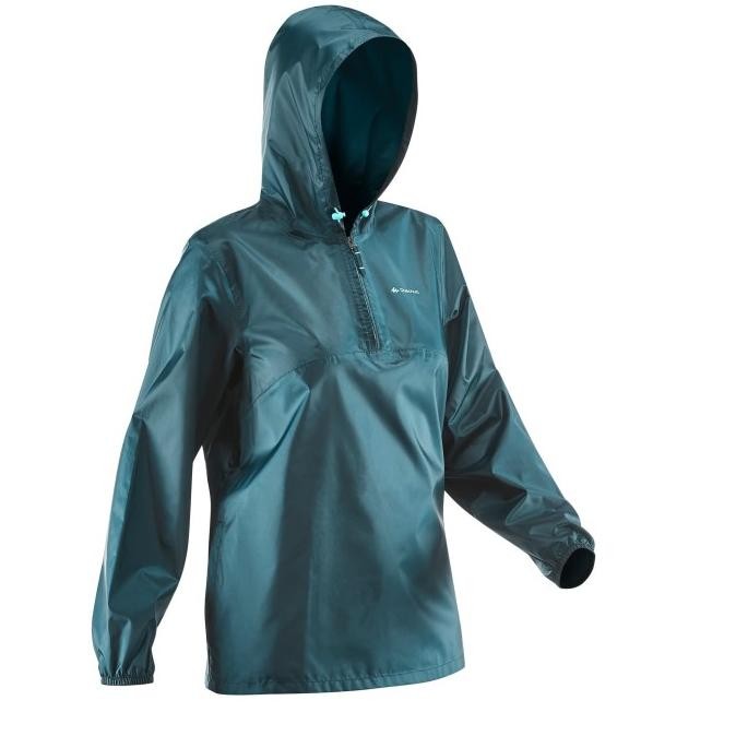 

BLUE- DECATHLON QUECHUA JAKET JAS HUJAN MENDAKI WANITA NH100 BLUE - 8549506