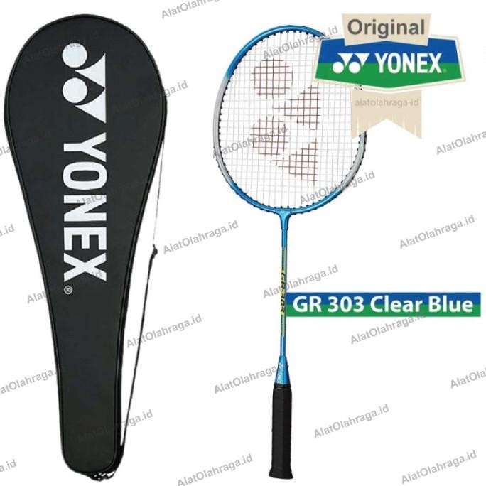 

BLUE- RAKET BADMINTON / BULUTANGKIS YONEX GR 303 CLEAR BLUE 100% ORIGINAL