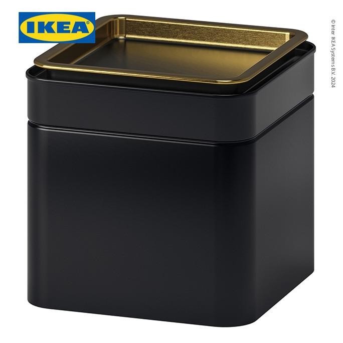 

Ikea Blomning Kaleng Penyimpanan Kopi / Teh Minimalis 10X10X10 Cm