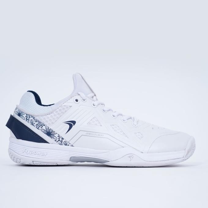 

BLUE- FLYPOWER HRUSANGKALI SEPATU OLAHRAGA BADMINTON MIA BLICHFELDT SERIES WHITE BLUE NIGHT