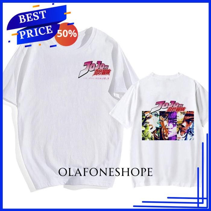 KAOS ANIME MANGA JOJO BIZARRE ADVENTURE - T SHIRT JOJO BIZZARE ADENTURE BY OLAFONESHOPE BEST QUALITY