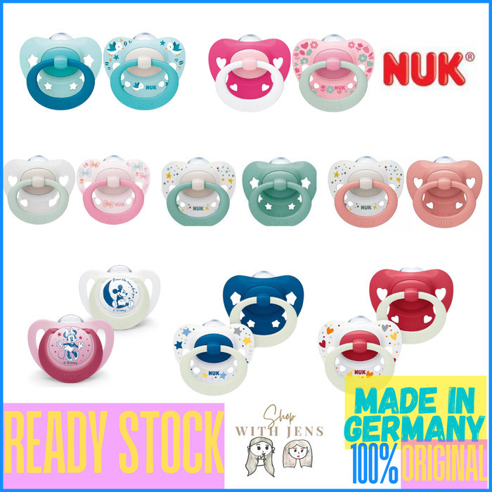 NUK Disney Mickey PACIFIER Soother 0-6 mo / 6-18 mo /18-36 mo 2 Pack Assorted Empeng