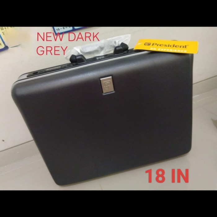 BRIEFCASE PRESIDENT 18IN KOPER DOKUMEN TAS KANTOR FIBER TAHAN AIR ORI
