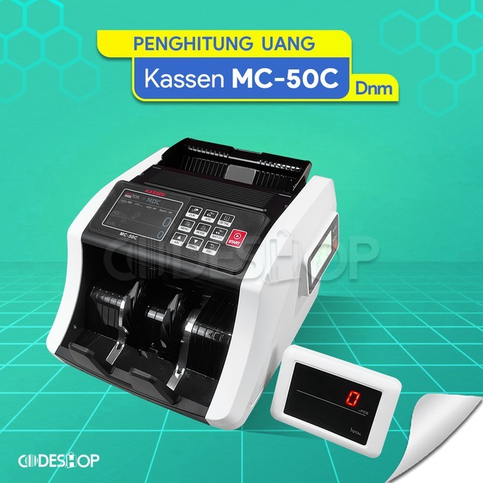 

NEW Money Bill Counter Kassen MC-50C Mesin Penghitung Uang ( Auto Start )