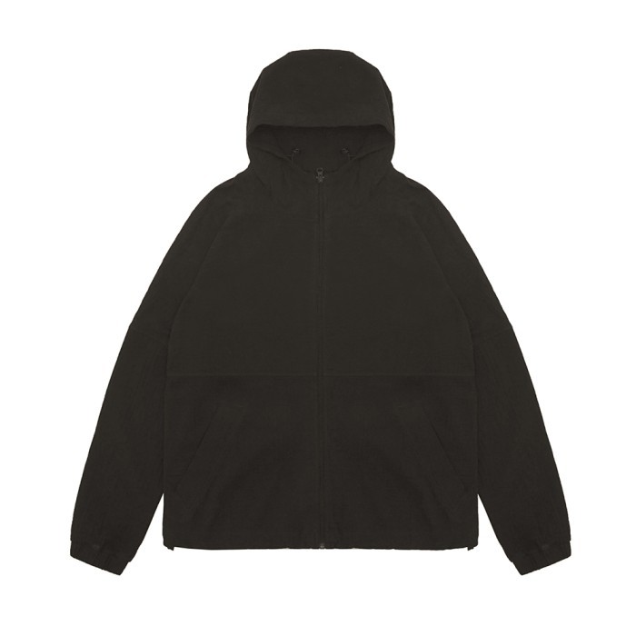 [TERBAIK DI SHOPEE] 3Second Jaket Pria Katun Basic Relaxed Fit C020923 - Brown, S