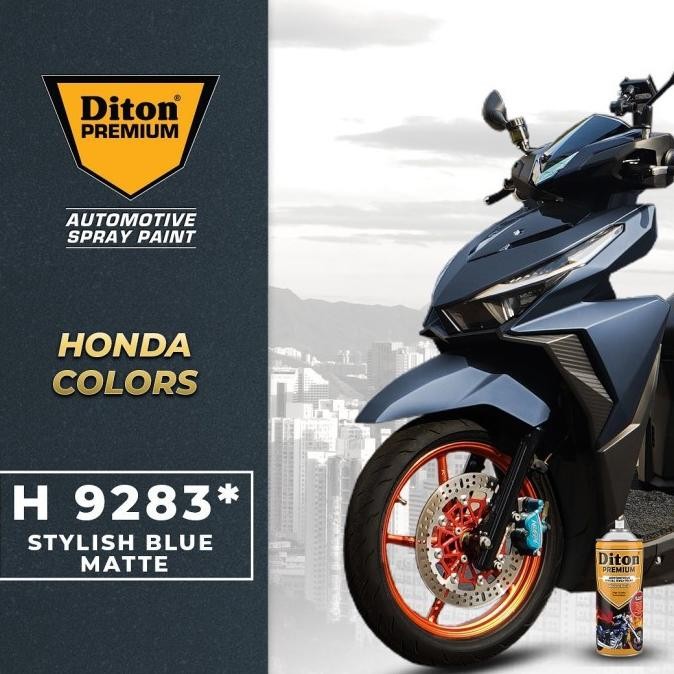 

BLUE- CAT SEMPROT DITON PREMIUM HONDA COLORS - STYLISH BLUE MATTE H 9283*