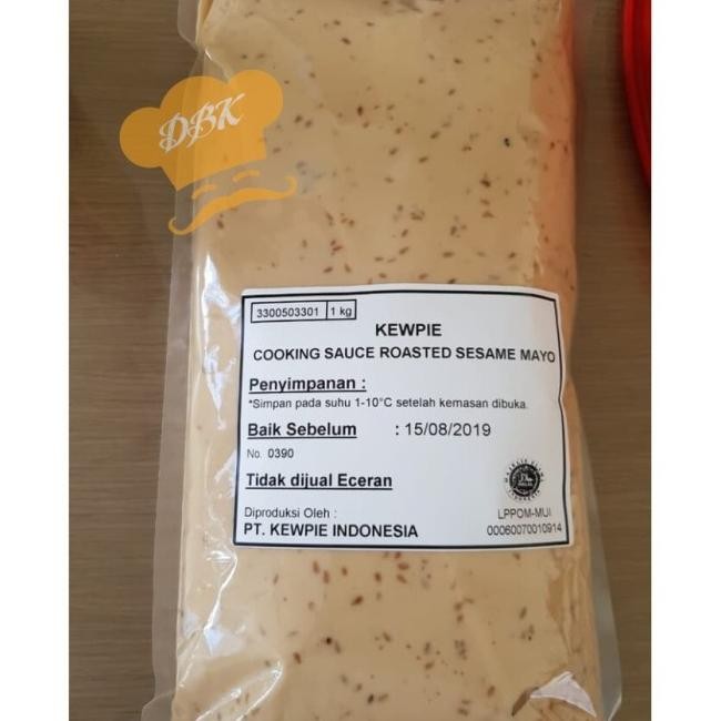 

Kewpie Cooking Sauce Roasted Sesame Mayo 1Kg Wijen Sangrai Mayonnaise