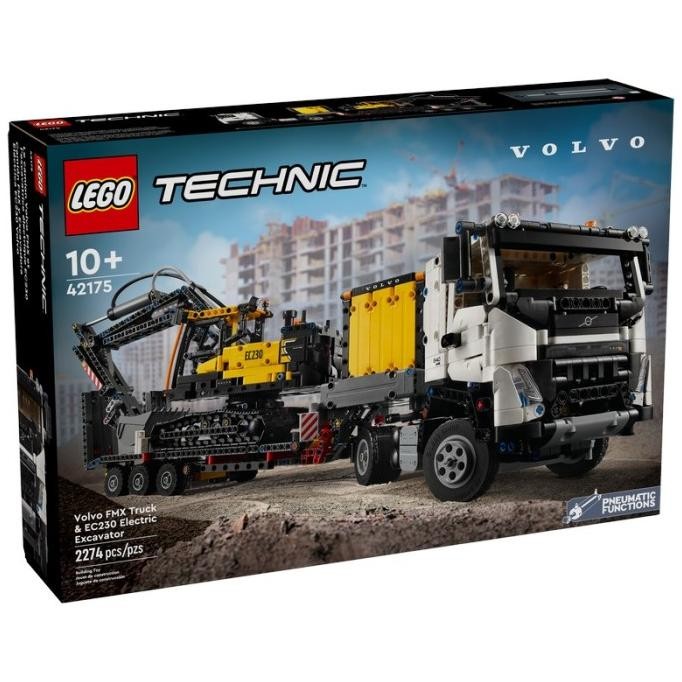 42175 - Technic - Volvo Fmx Truck & Ec230 Electric Excavator