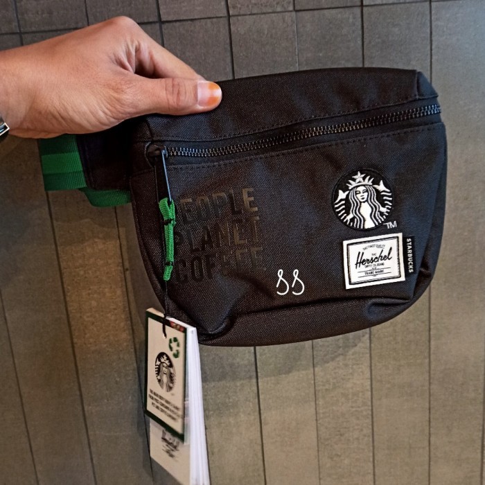 STARBUCKS SPRING 2021 HERSCHEL HIP SLING BAG PEOPLE PLANET COFFEE