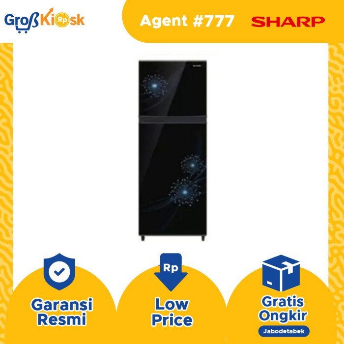 SHARP KULKAS 2 PINTU SJ-237MG DB/DP / SJ 237MG DB/DP