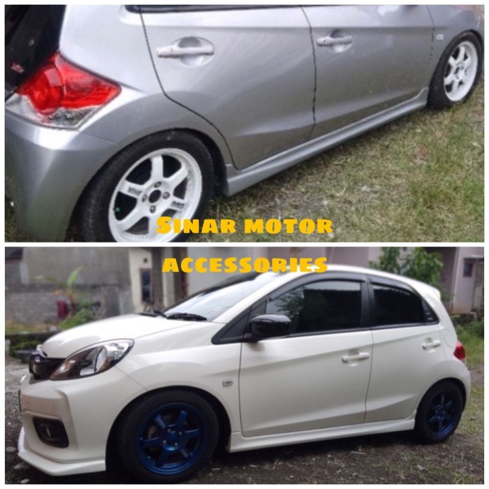 SIDE SKIRT SIDESKIRT BODYKIT SAMPING HONDA BRIO OLD LAMA MODEL RS