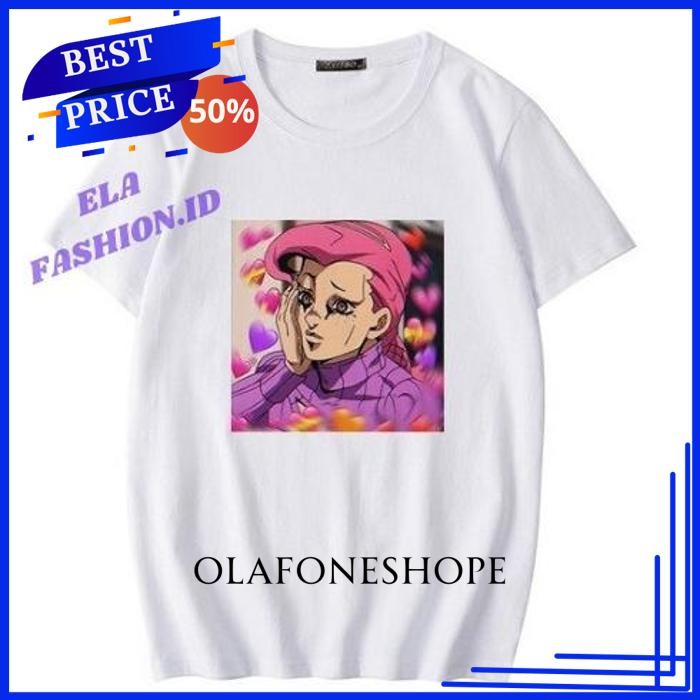 KAOS ANIME JOJO BIZARRE ADVENTURE / KAOS T SHIRT ATASAN MANGA JOJO S ADVENTURE BY OLAFONESHOPE TERMU
